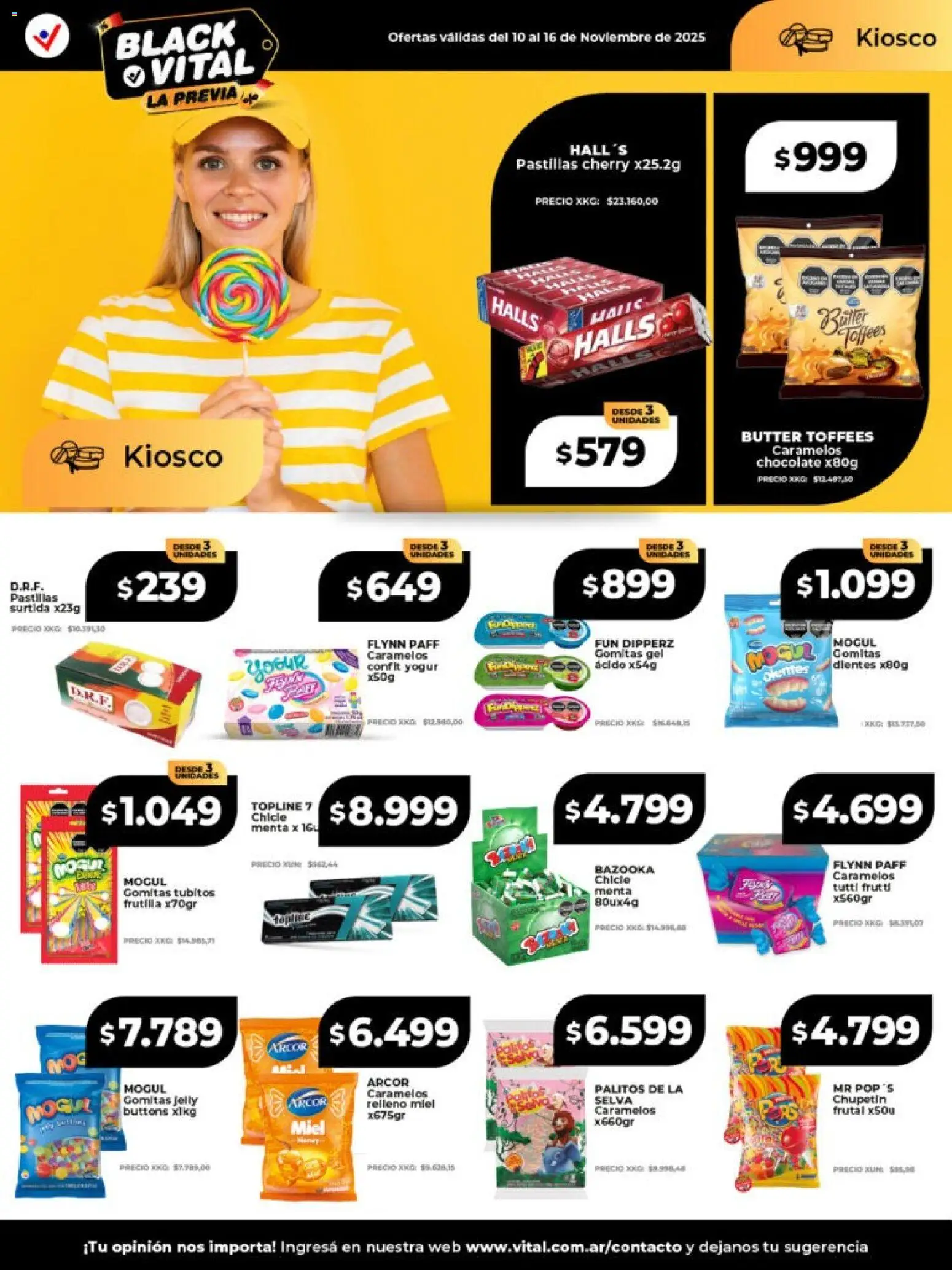 Vital - Ofertas - Salta │ válido desde el 10.11.2025 | Página: 22 | Productos: Frutilla, Yogur, Chocolate, Chicle