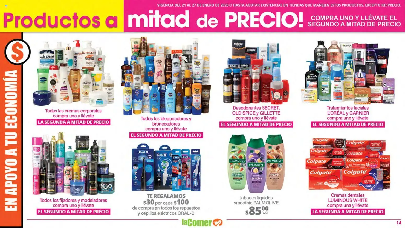 Nuevas ofertas de La Comer válidas en toda la República Mexicana desde el 21.01.2026. ¡Encuentra las mejores ofertas en La Comer folleto! | Página: 14 | Productos: Té