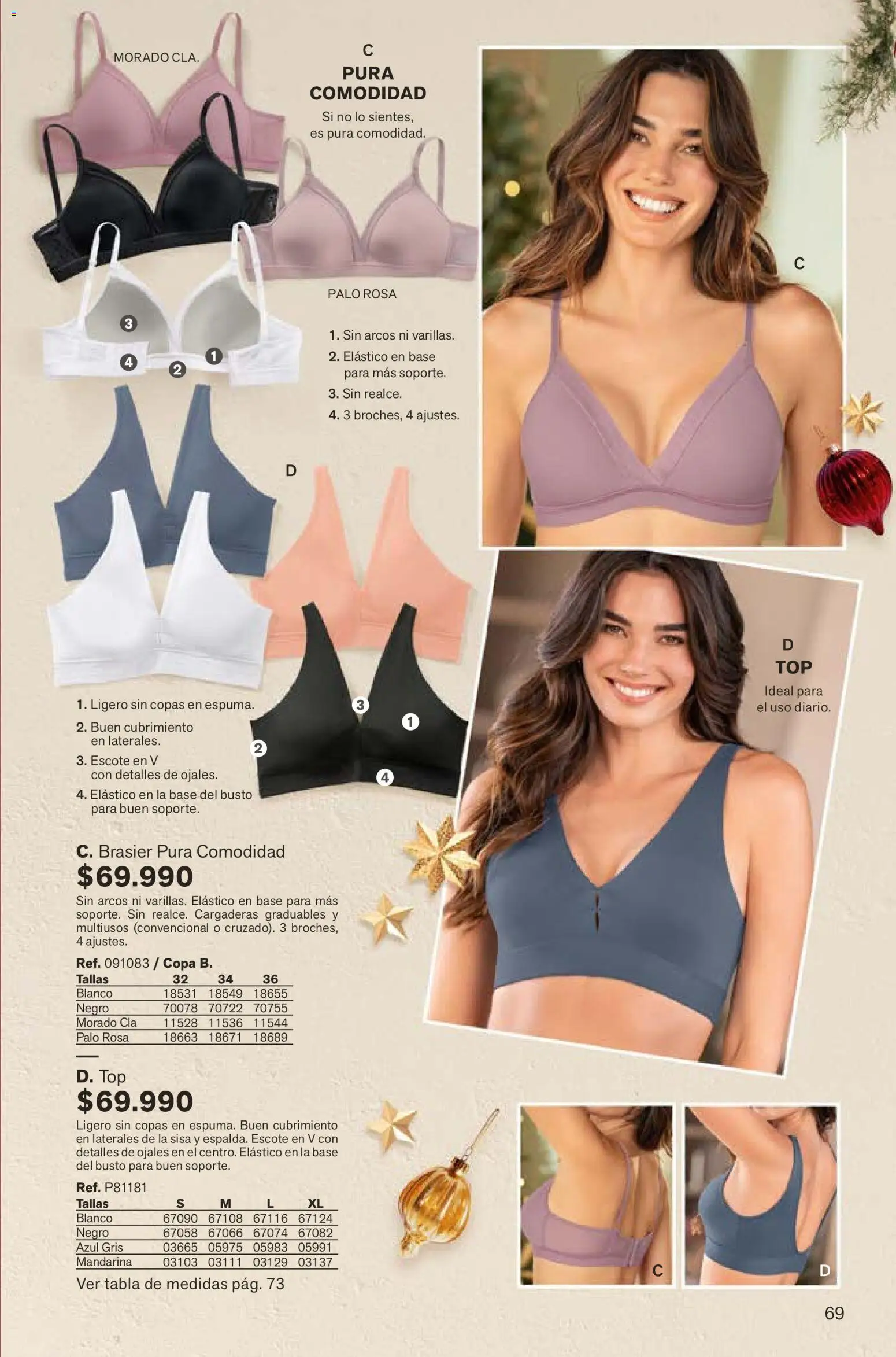 Leonisa revista - valida desde el 07.12.2025 | Página: 69 | Productos: Brasier, Top
