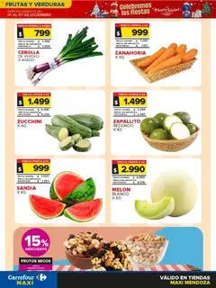 Vista previa Carrefour - Frutas y Verduras - Mendoza válido desde el 01.12.2025 | Página: 1