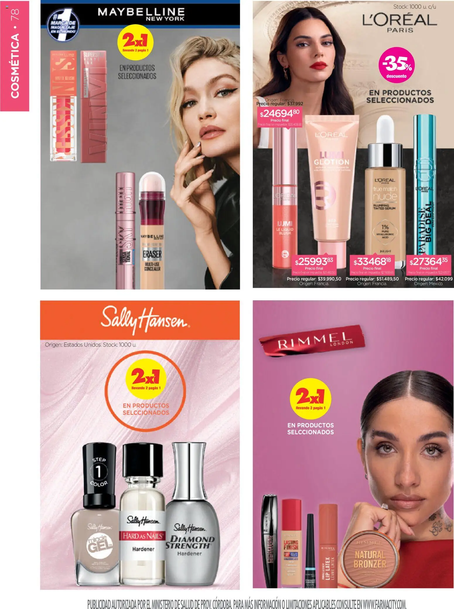 Farmacity catálogo │ válido desde el 03.03.2026 | Página: 78 | Productos: Maquillaje