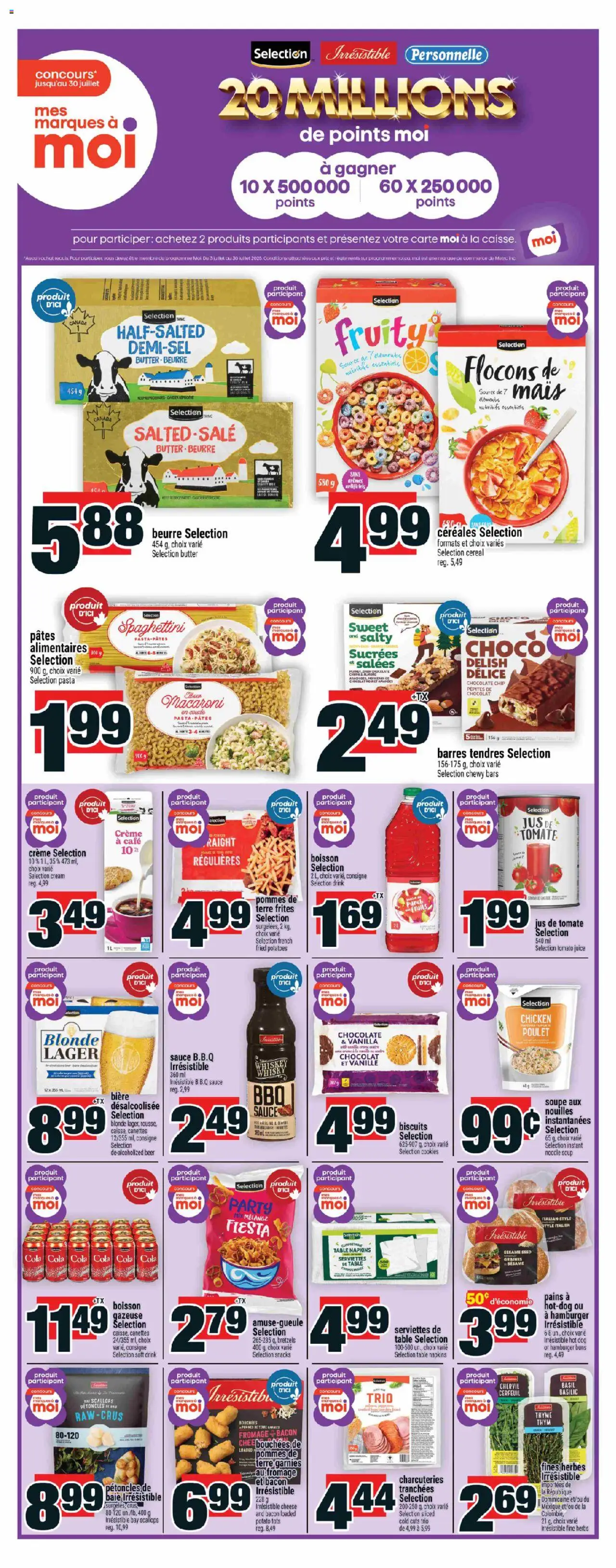 Super C flyer valid from 24.07.2025 | Page: 10 | Products: Pasta, Table, Butter, Chicken