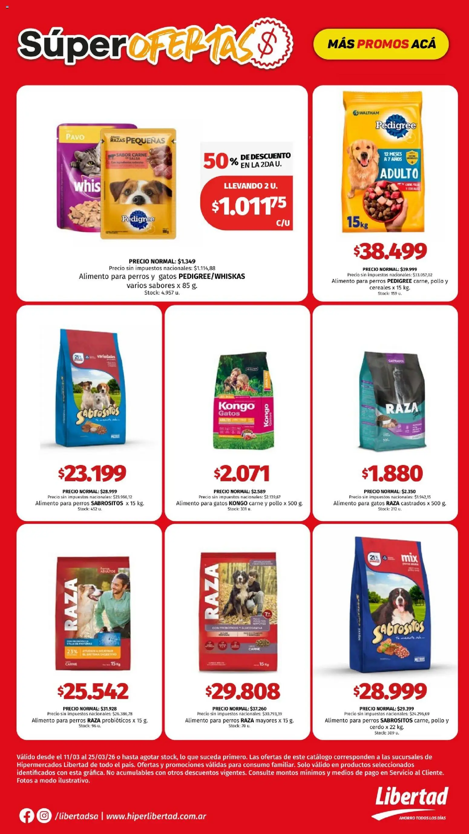 Hipermercado Libertad - SuperOfertas  │ válido desde el 11.03.2026 | Página: 14 | Productos: Pollo, Cerdo, Cereales