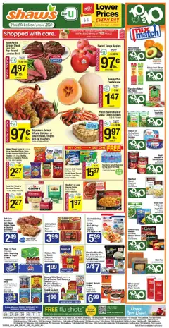 Preview of Shaw's weekly ads valid from 26.09.2025