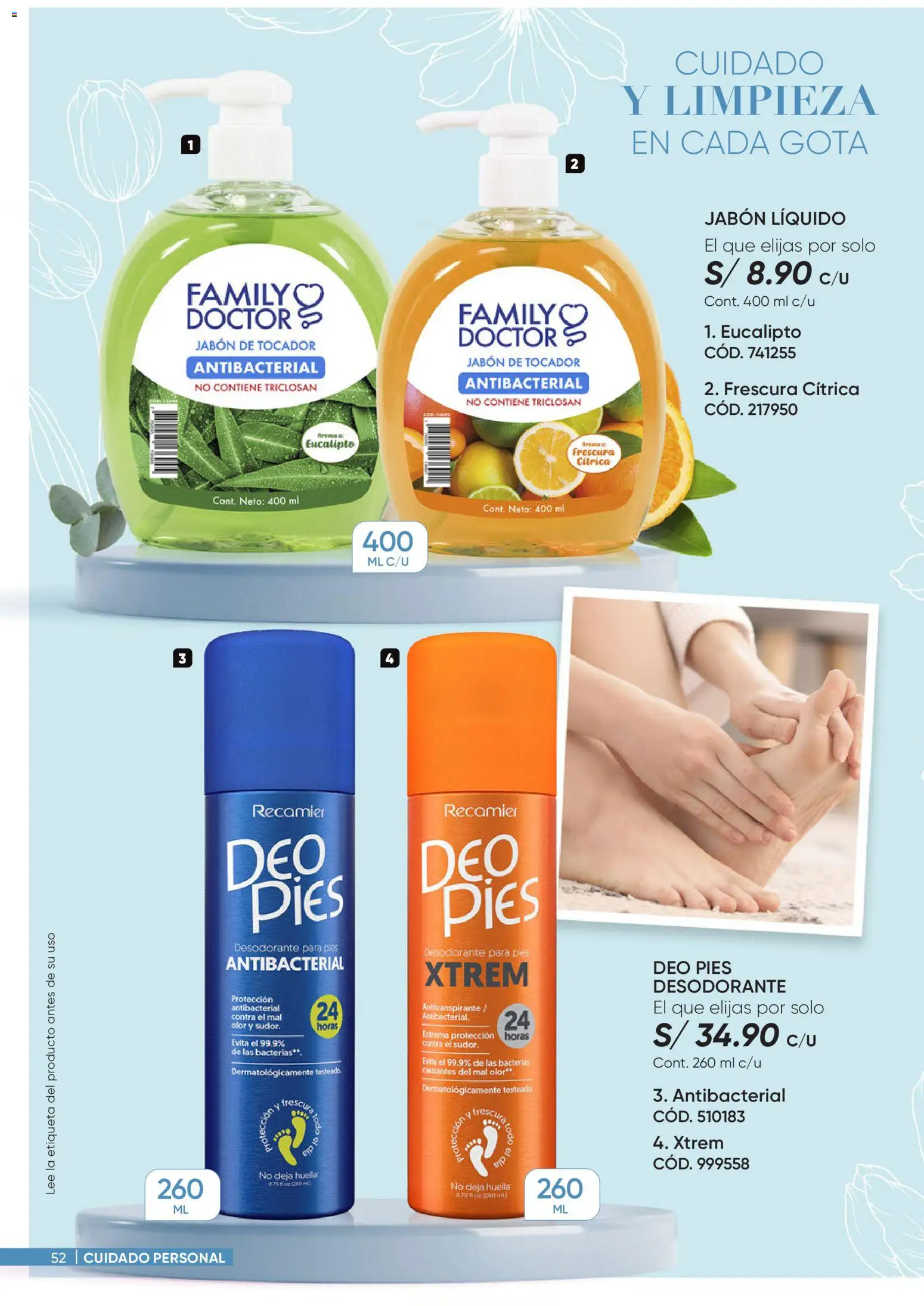 Catálogo Azzorti válido desde 24.11.2025 | Página: 52 | Productos: Jabón, Desodorante, Antitranspirante