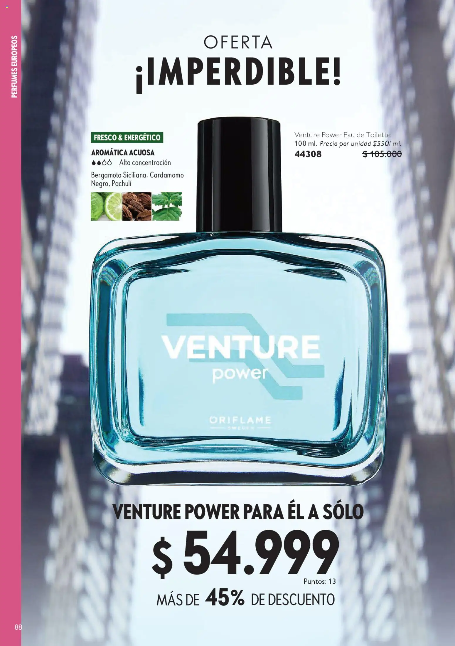 Oriflame revista - valida desde el 18.04.2026 | Página: 88 | Productos: Eau de toilette