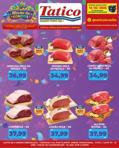 Tatico - Ofertas do Dia - Pré-Visualização do folheto da loja Tatico, válido de 16.02.2026 | Página: 12 | Produtos: Alcatra, Leite, Cerveja, Hambúrguer