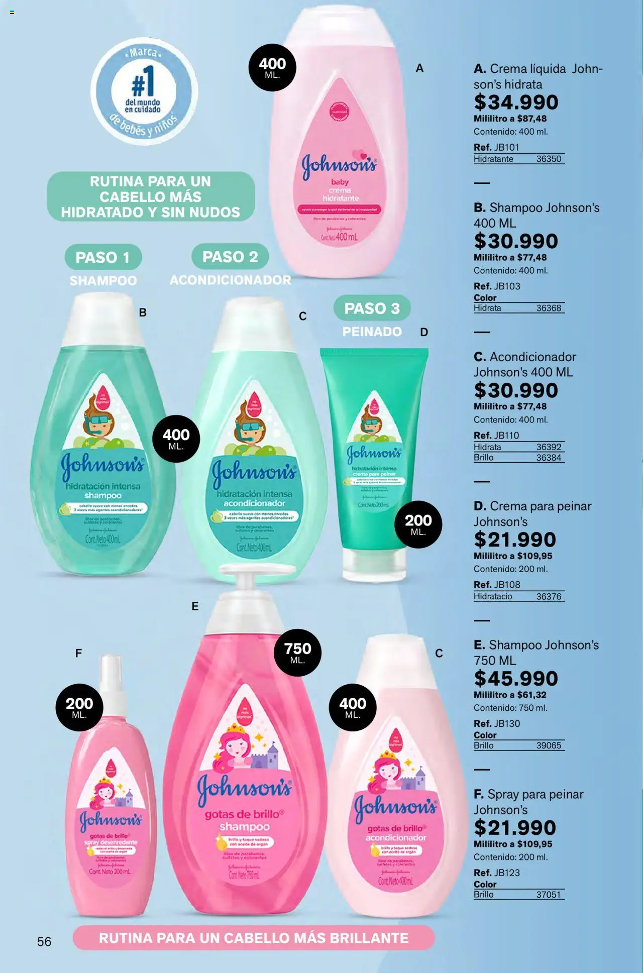 Leonisa revista - valida desde el 01.10.2025 | Página: 56 | Productos: Crema, Shampoo, Acondicionador, Aceite