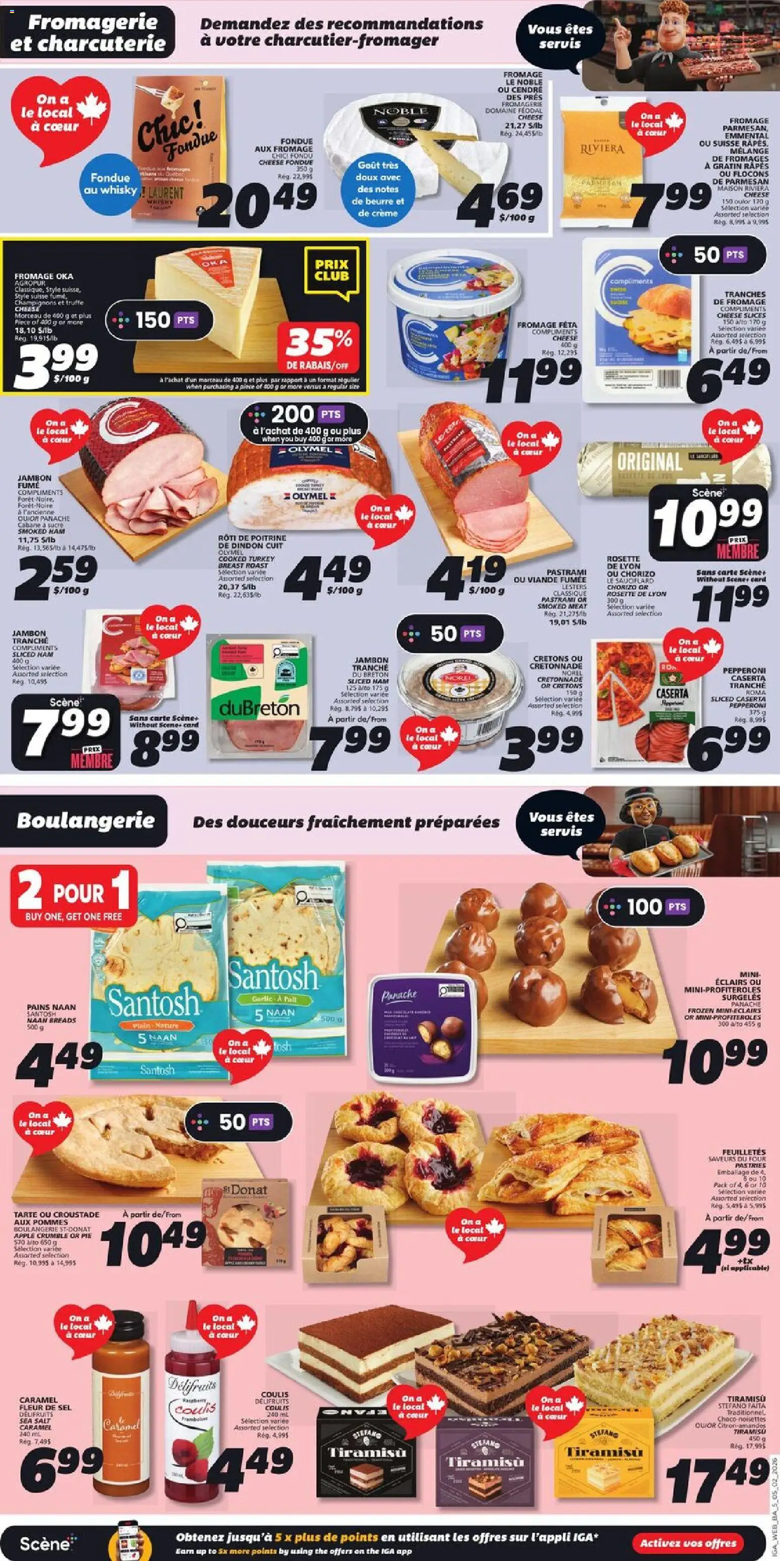 IGA flyer valid from 05.02.2026 | Page: 7 | Products: Turkey, Cheese, Ham