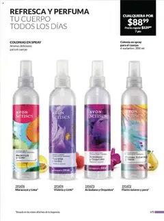 Vista previa de Flores solares y pera*, GETAWAY DREAMS COLONIA SPRAY CORPORAL, nuevo folleto de la tienda, válido en México a partir del 12.09.2025 | Página: 183