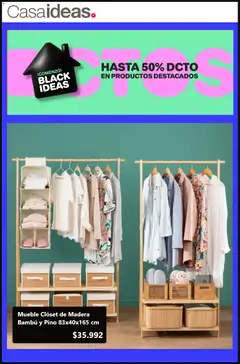 Black Friday Casaideas válido desde el 26.11.2025 | Página: 4 | Productos: Closet