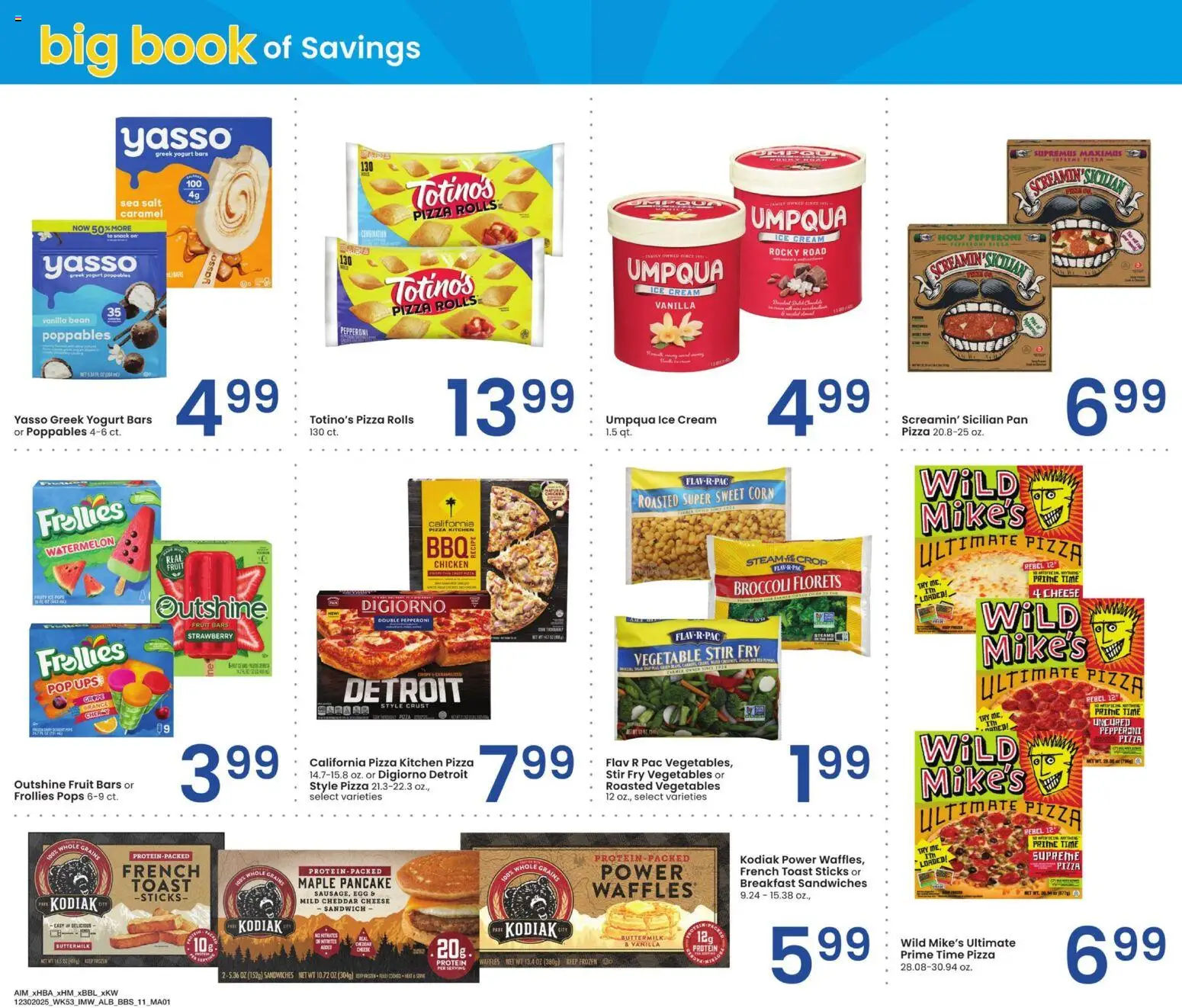 Albertsons Big Book of Savings - valid from 30.12.2025 | Page: 10 | Products: Broccoli, Pizza, Ice cream, Watermelon