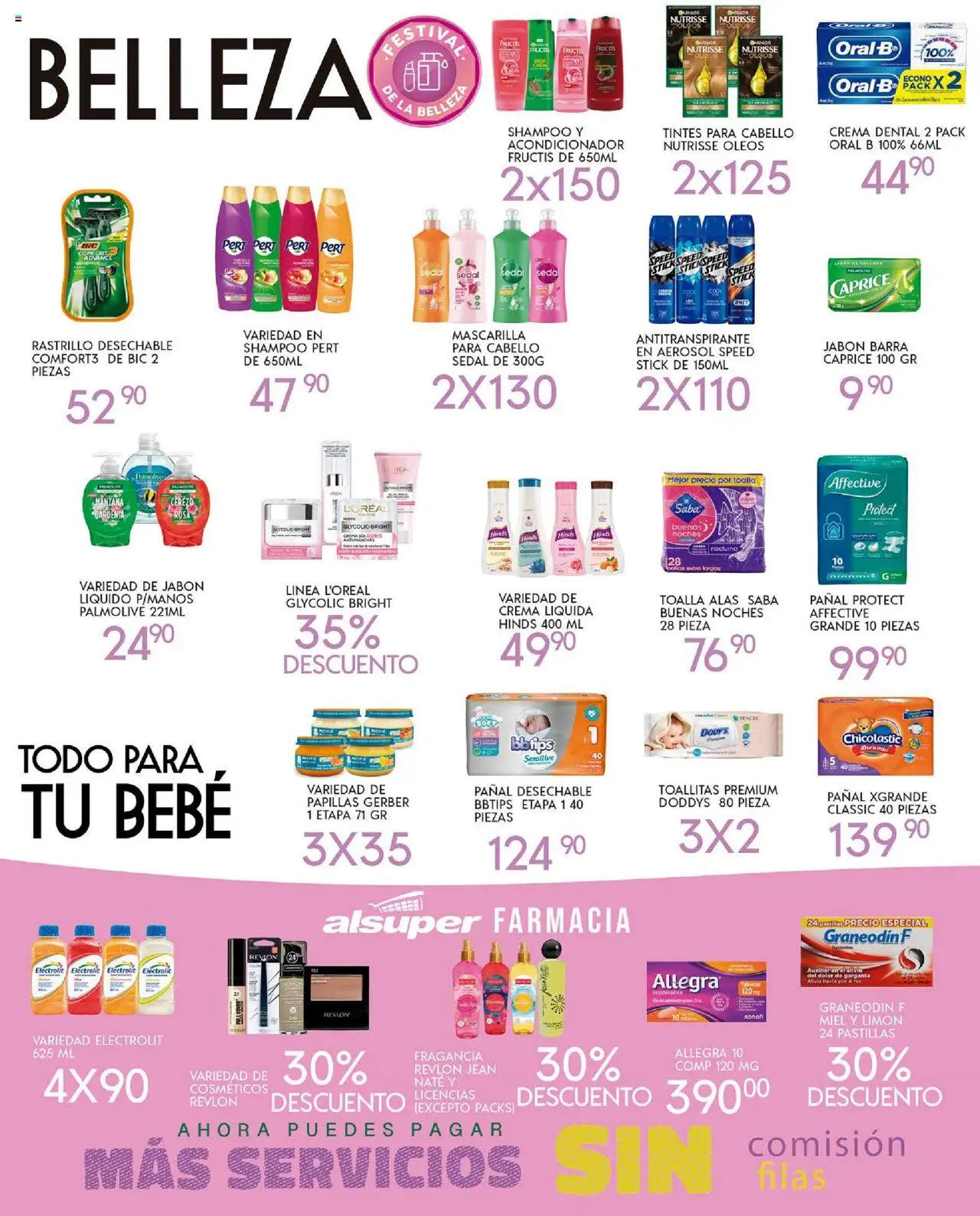 Nuevas ofertas de Alsuper válidas en toda la República Mexicana desde el 14.10.2025. ¡Encuentra las mejores ofertas en Alsuper - Folleto Chihuahua! | Página: 4 | Productos: Toalla, Barra, Fragancia, Jabón