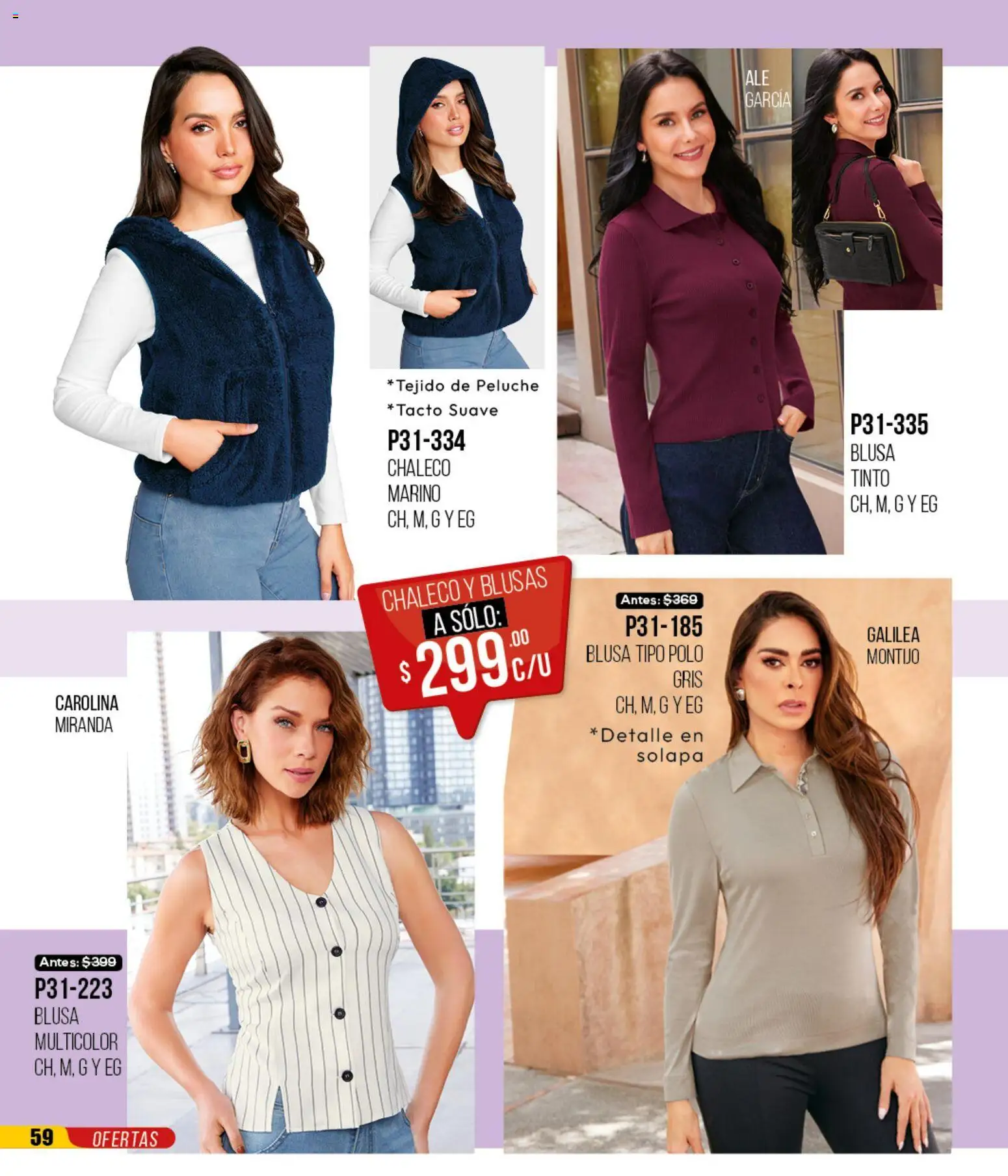 Nuevas ofertas de Cklass válidas en toda la República Mexicana desde el 12.01.2026. ¡Encuentra las mejores ofertas en Cklass catálogo Mega Ofertas Ropa! | Página: 60 | Productos: Blusa, Chaleco