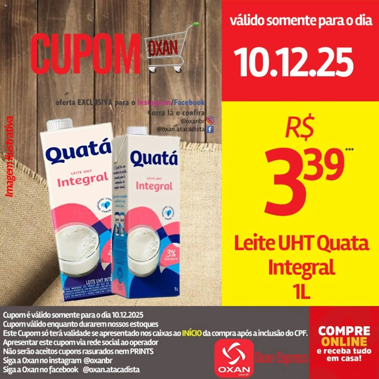 Oxan Atacadista Folheto - válido de 10.12.2025 | Página: 18 | Produtos: Leite