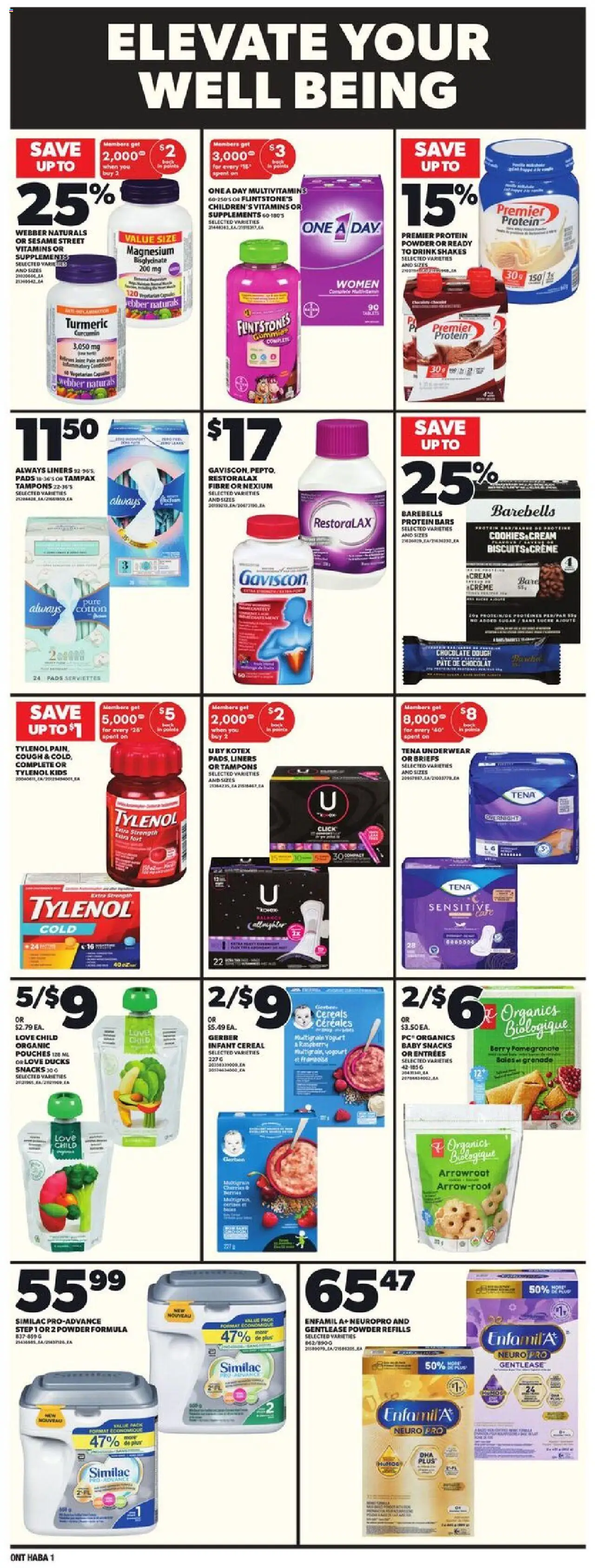 Zehrs flyer valid from 28.08.2025 | Page: 13 | Products: Cereals, Chocolate, Underwear, Briefs
