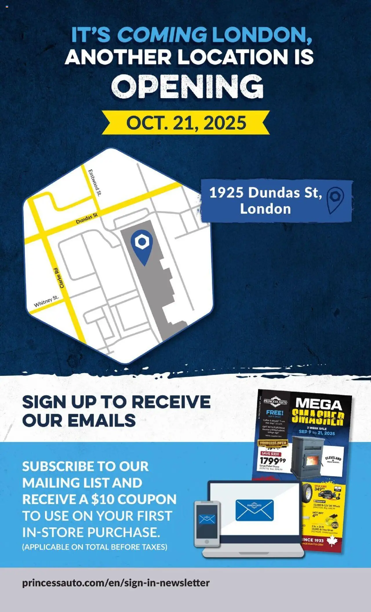 Princess Auto flyer valid from 21.10.2025 | Page: 22 | Products: Stove, Coffee