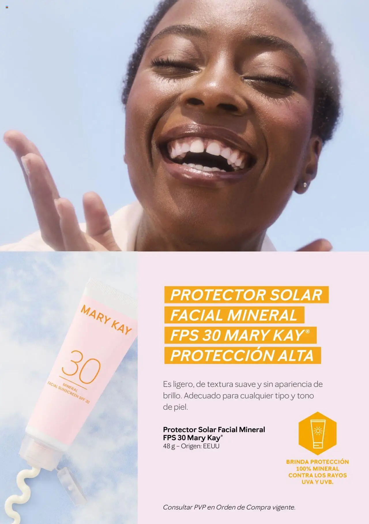 Mary Kay Protector Solar Mary Kay para rostro y cuerpo FPS 50+ │ válido desde el 06.08.2025 | Página: 22 | Productos: Protector solar, Uva