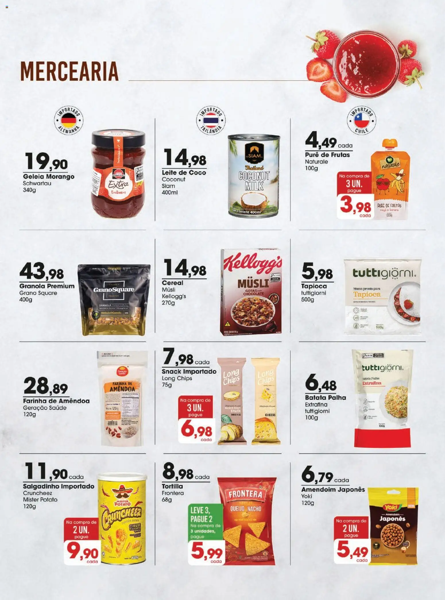 Zaffari Folheto - válido de 04.11.2025 | Página: 6 | Produtos: Leite, Queijo, Batata palha, Batata