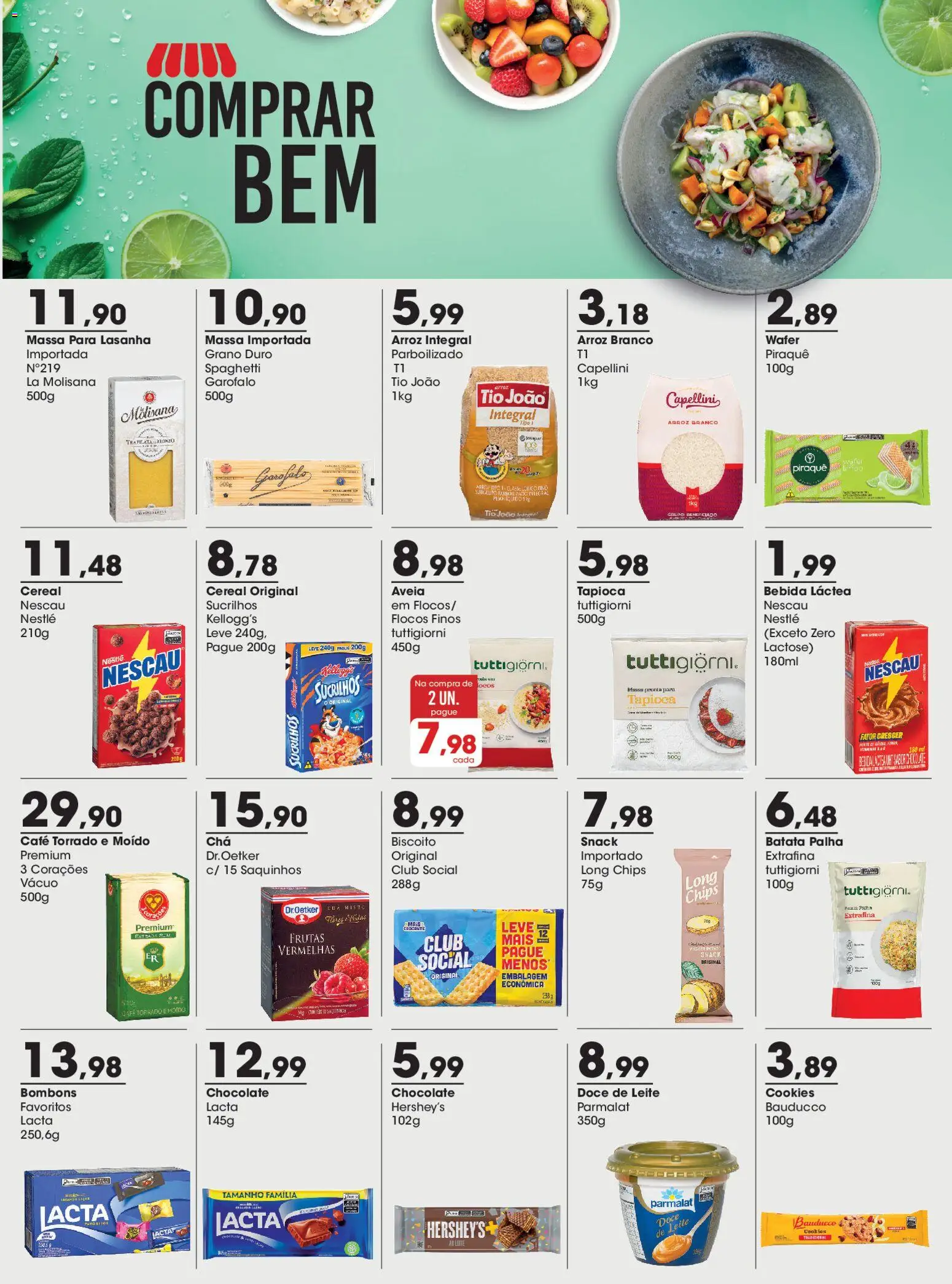 Zaffari Folheto - válido de 20.04.2026 | Página: 1 | Produtos: Arroz, Massa, Flocos, Batata palha