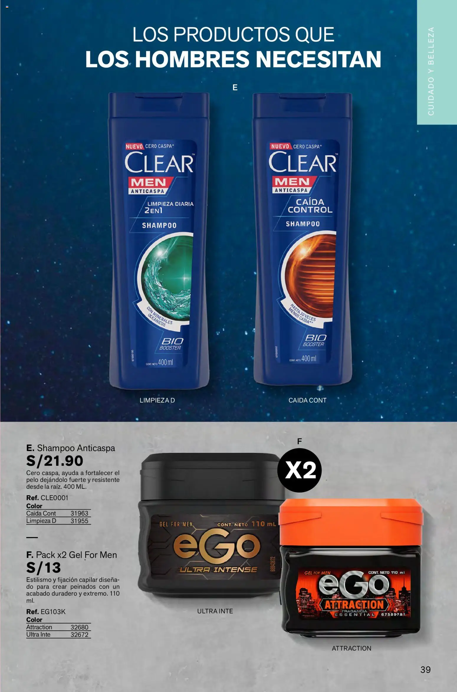Catálogo Leonisa válido desde 23.10.2025 | Página: 39 | Productos: Shampoo, Fragancia