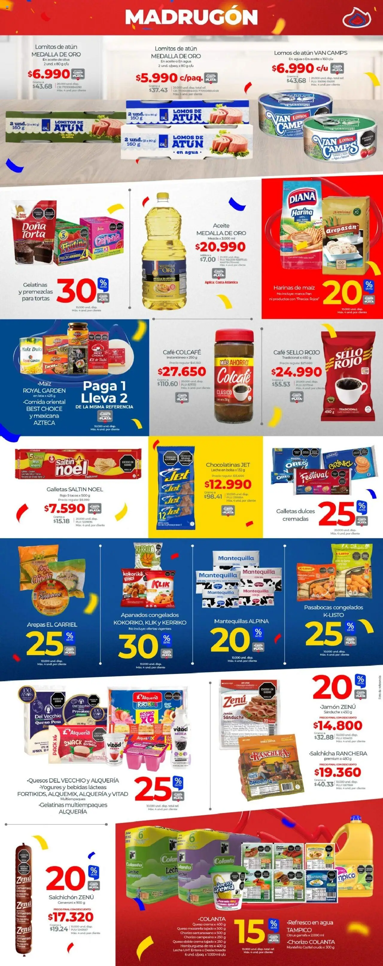 Olímpica revista - valida desde el 02.08.2025 | Página: 3 | Productos: Galletas, Fresa, Atún, Sal