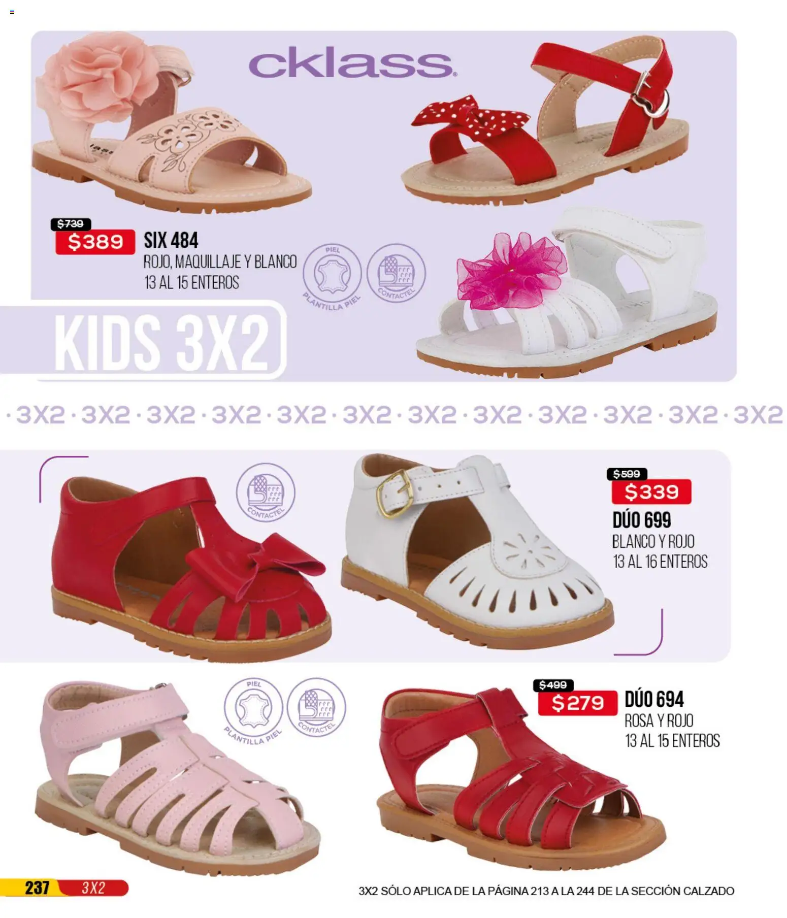 Nuevas ofertas de Cklass válidas en toda la República Mexicana desde el 18.03.2026. ¡Encuentra las mejores ofertas en Cklass catálogo Liquidación total calzado! | Página: 238 | Productos: Maquillaje