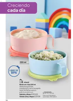 Vista previa Tupperware Folleto válido desde el 09.12.2025 | Página: 59 | Productos: Bowl, Lima