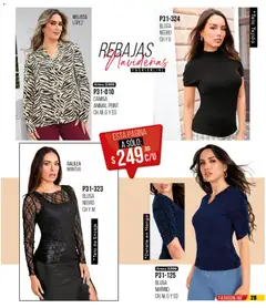 Vista previa de Cklass catálogo Rebajas Navideñas Calzado, nuevo folleto de la tienda, válido en México a partir del 30.11.2025 | Página: 460 | Productos: Blusa, Camisa, Manga