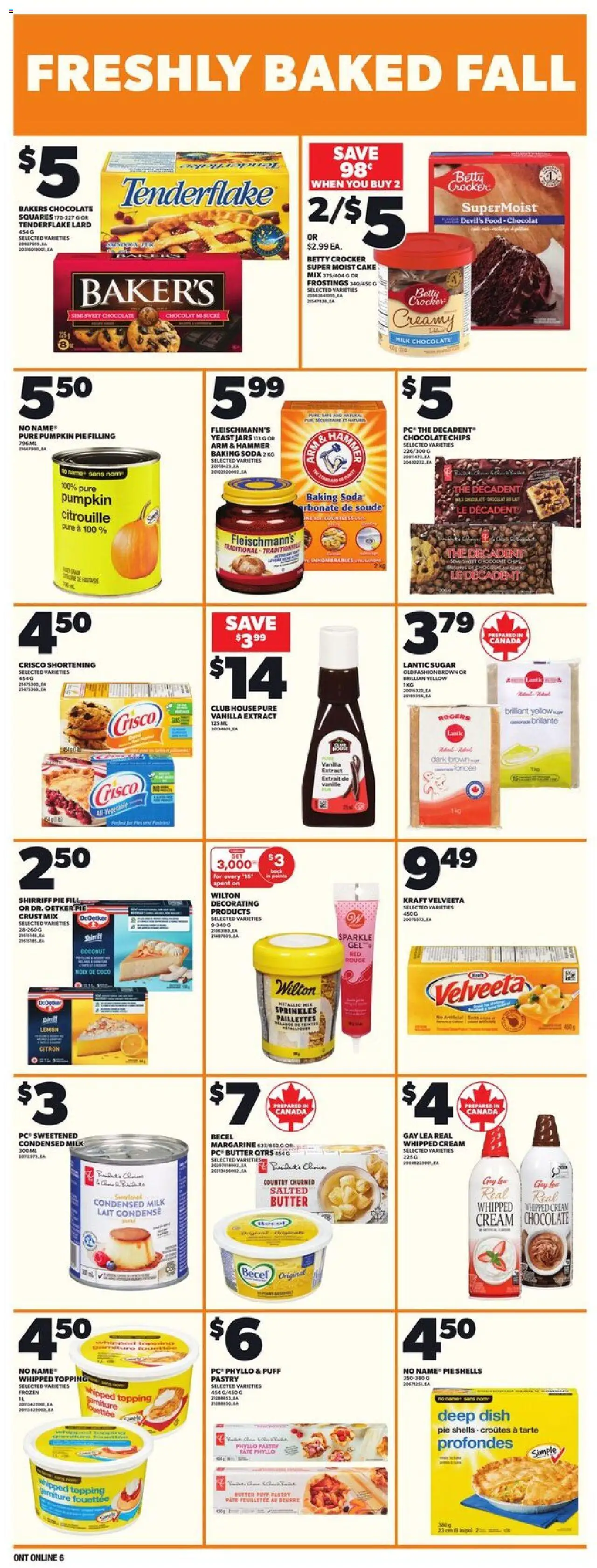 Independent Grocer flyer valid from 18.09.2025 | Page: 12 | Products: Chips, Cream, Butter, Pumpkin