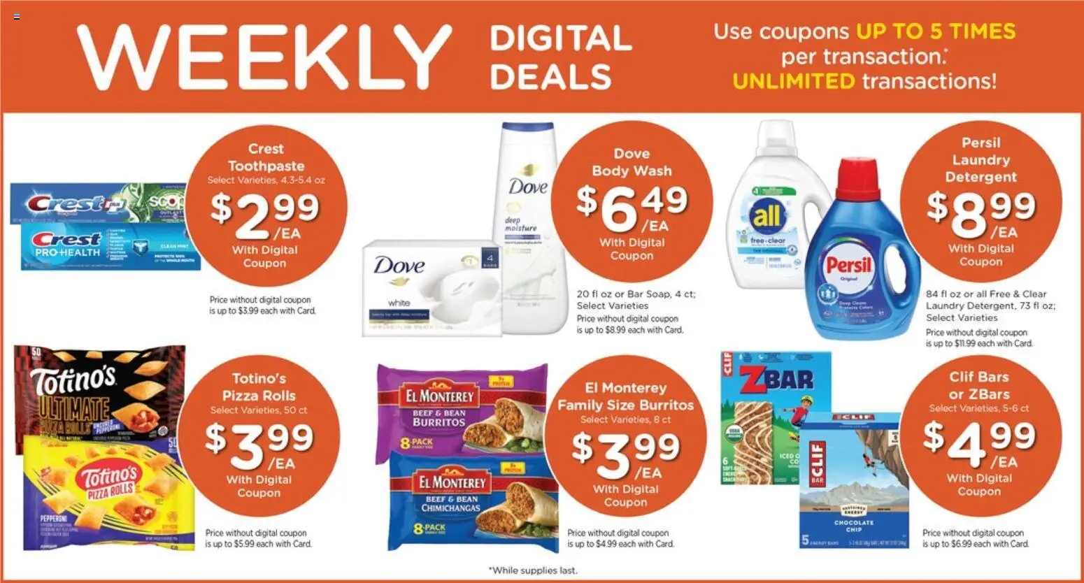 Pick ‘n Save Weekly Ad - valid from 29.04.2026 | Page: 3 | Products: Chocolate, Toothpaste, Detergent, Body Wash