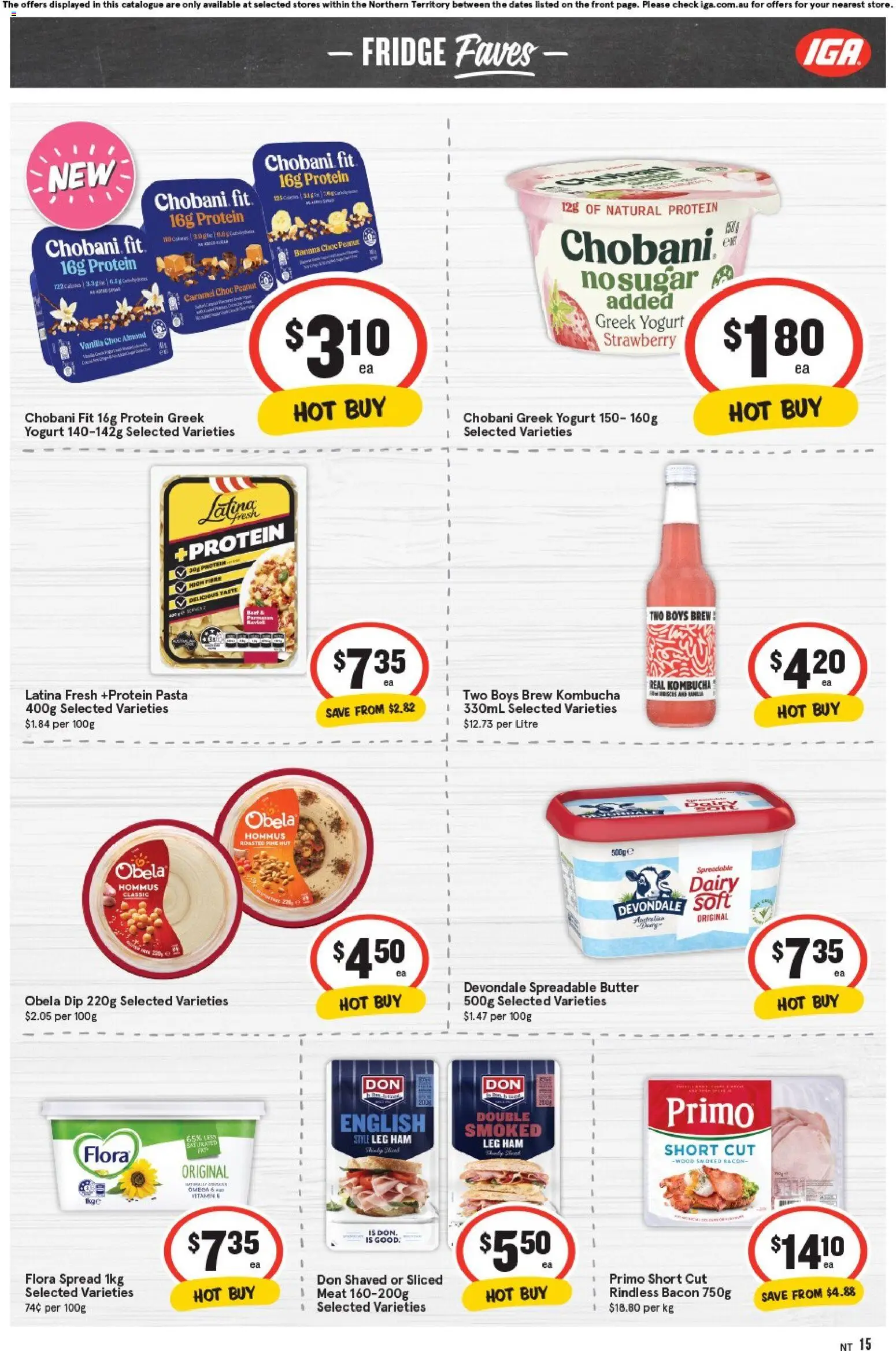 IGA catalogue - valid from 29.10.2025 | Page: 11 | Products: Butter, Meat, Wood, Fridge