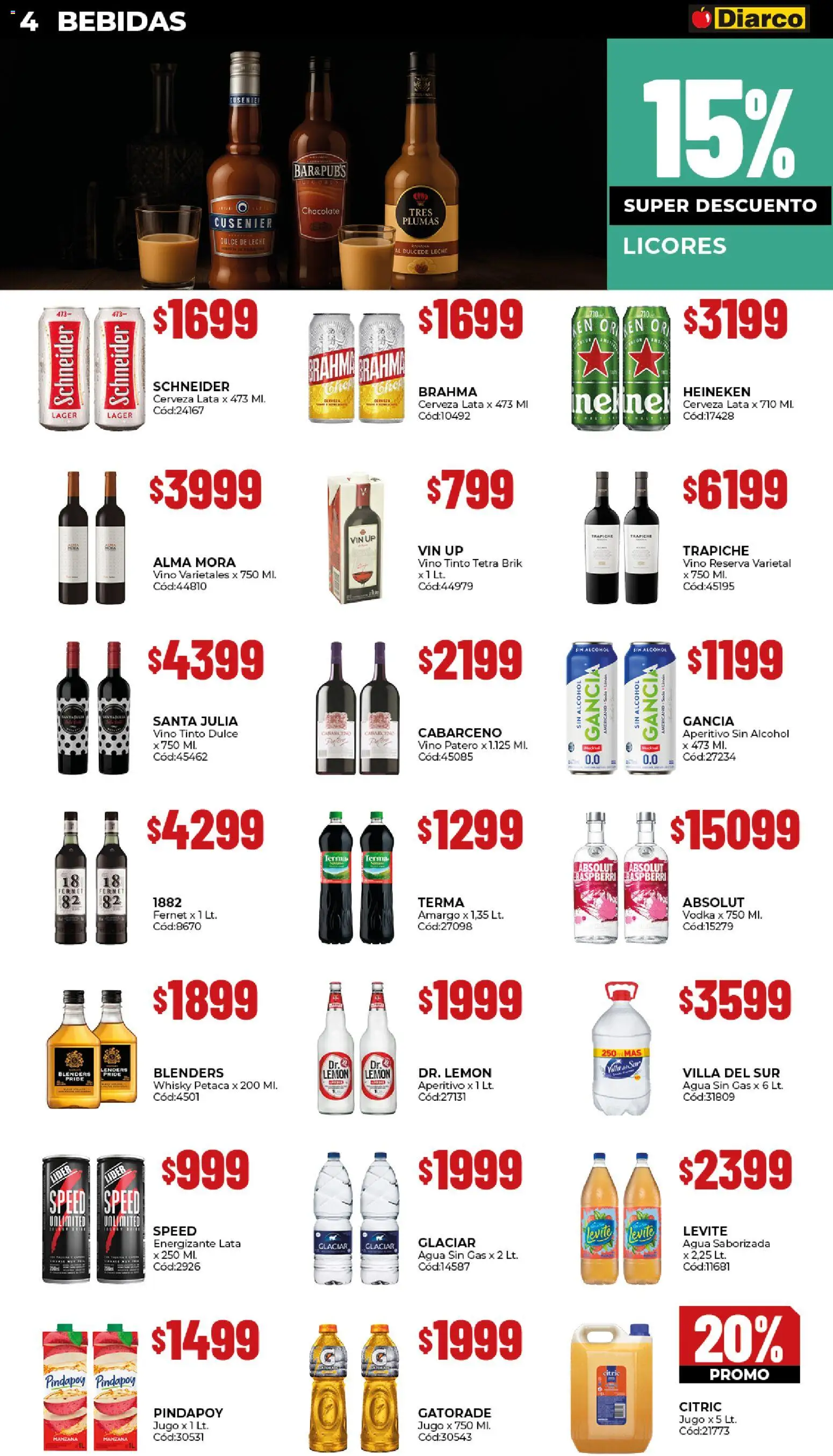 Diarco - Ofertas  │ válido desde el 13.04.2026 | Página: 4