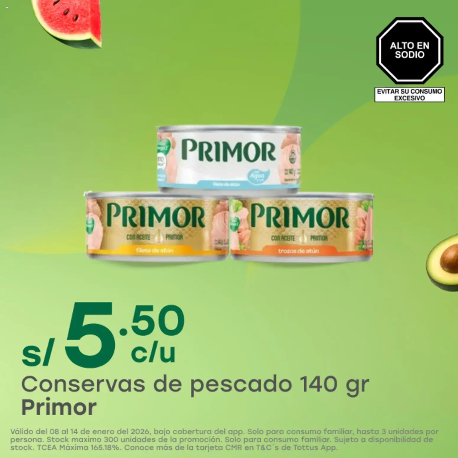 Catálogo Tottus válido desde 08.01.2026 | Página: 1 | Productos: Aceite, Pescado