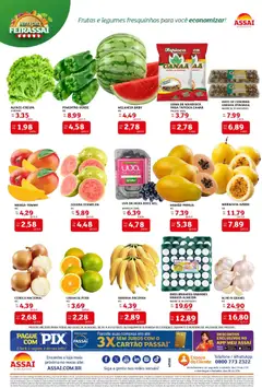 Encarte Assaí Atacadista - AL - Pré-Visualização do folheto da loja Assaí Atacadista, válido de 05.12.2025 | Página: 3 | Produtos: Mandioca, Tapioca, Bebida, Telefone