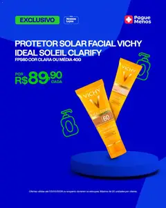Pague Menos - Catálogo atual - Pré-Visualização do folheto da loja Pague Menos, válido de 27.04.2026 | Página: 7 | Produtos: Protetor solar, Creme, Protetor solar facial