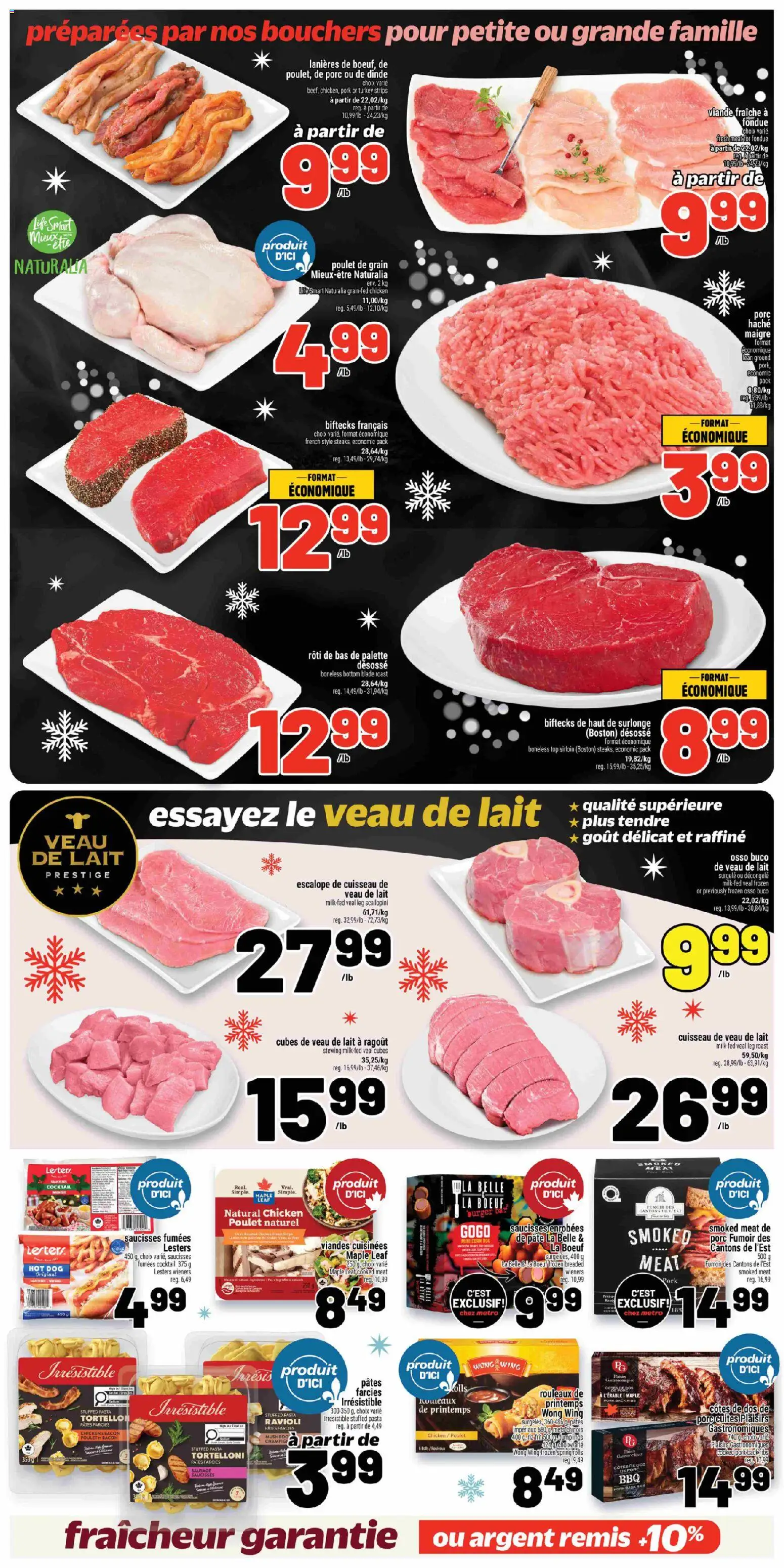 Metro flyer valid from 25.12.2025 | Page: 11 | Products: Pasta, Turkey, Chicken, Pork