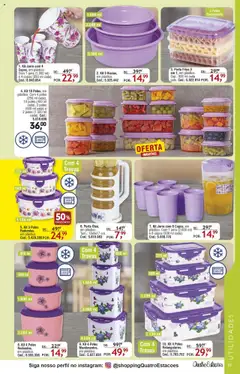 Quatro Estações - Catálogo 08-09-10 - Pré-Visualização do folheto da loja Quatro Estações, válido de 01.08.2025 | Página: 89 | Produtos: Porta, Jarra, Potes, Copos