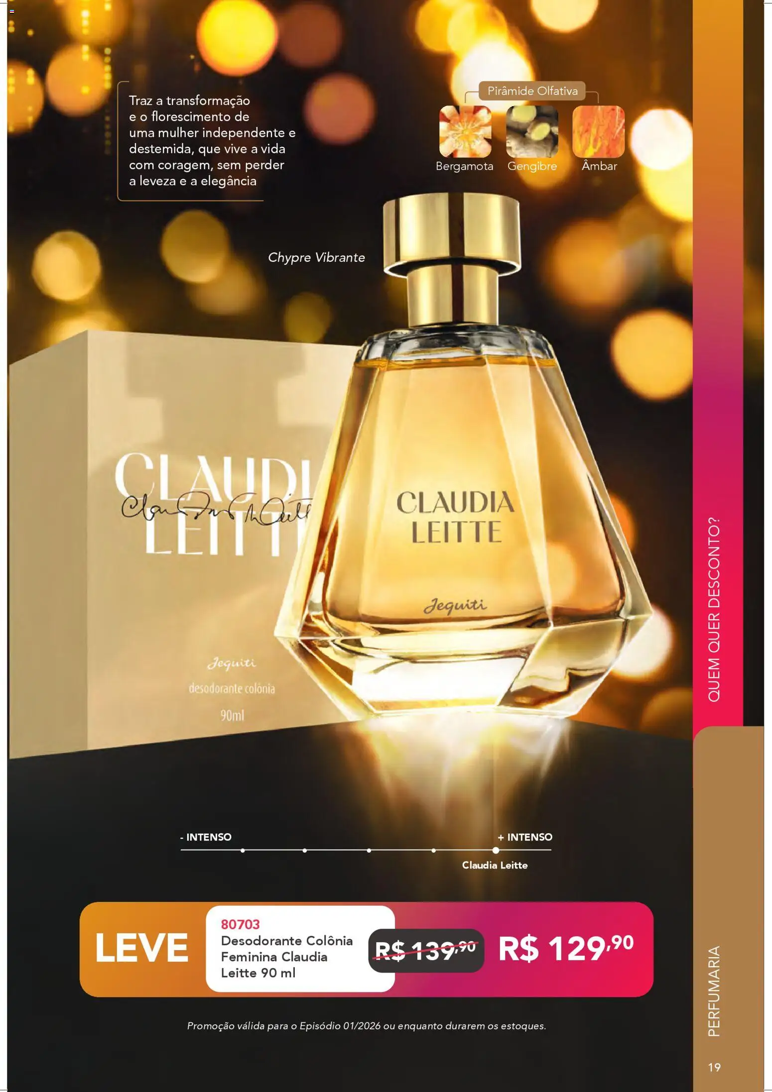 Jequiti Folheto - válido de 29.12.2025 | Página: 19 | Produtos: Bergamota, Gengibre, Desodorante