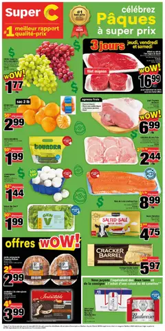 Preview of Super C weekly flyer - Sept-Îles from shop Super C valid from 02.04.2026