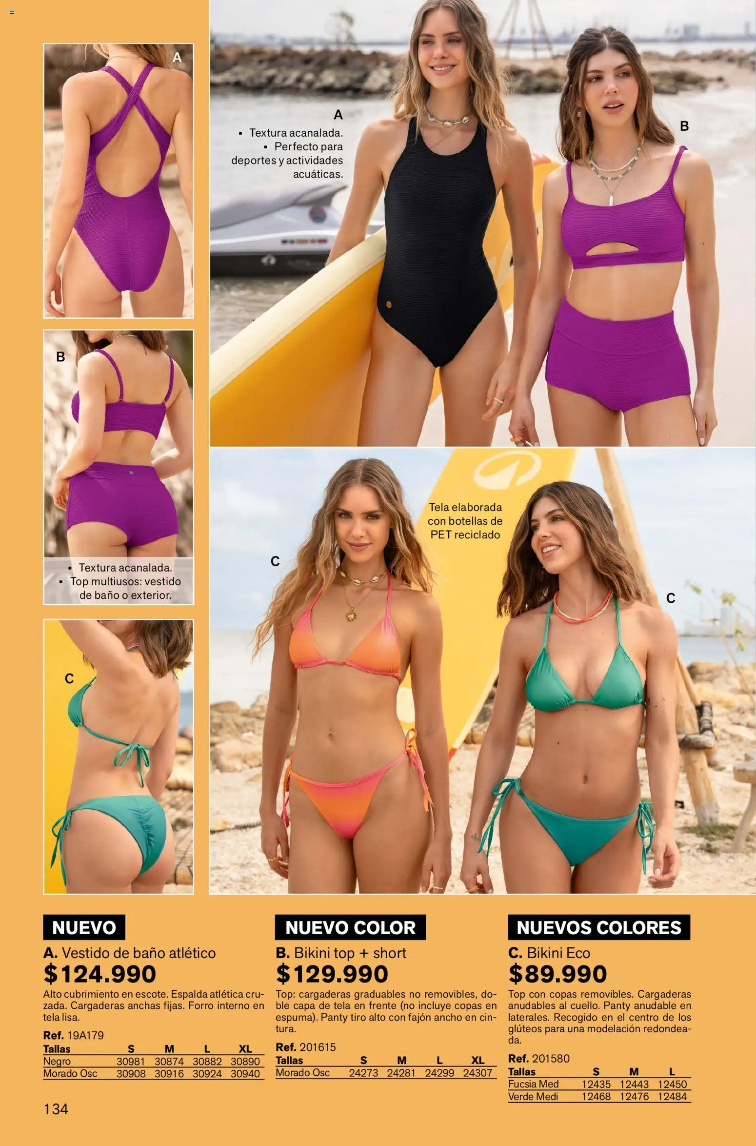 Leonisa revista - valida desde el 13.11.2025 | Página: 134 | Productos: Bikini, Short, Baño, Vestido