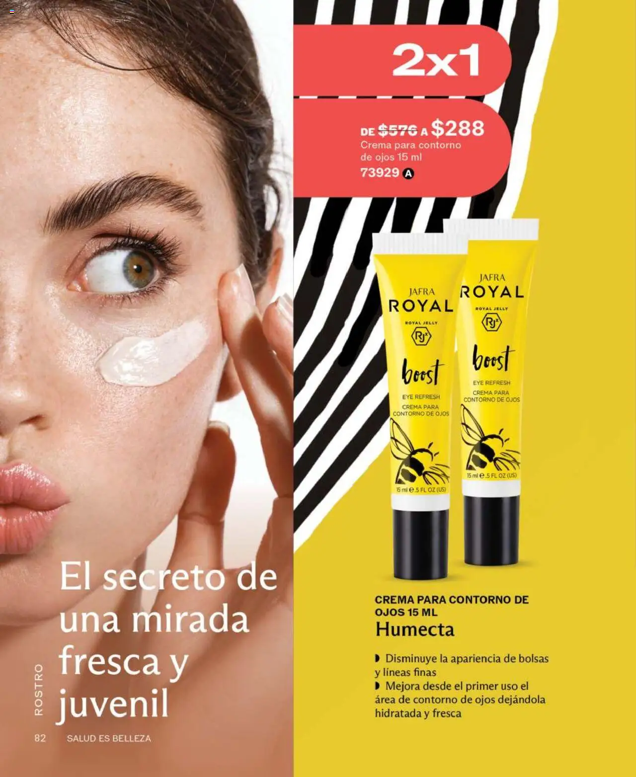 Nuevas ofertas de JAFRA válidas en toda la República Mexicana desde el 01.06.2025. ¡Encuentra las mejores ofertas en JAFRA catálogo! | Página: 82 | Productos: Contorno de ojos, Crema, Contorno