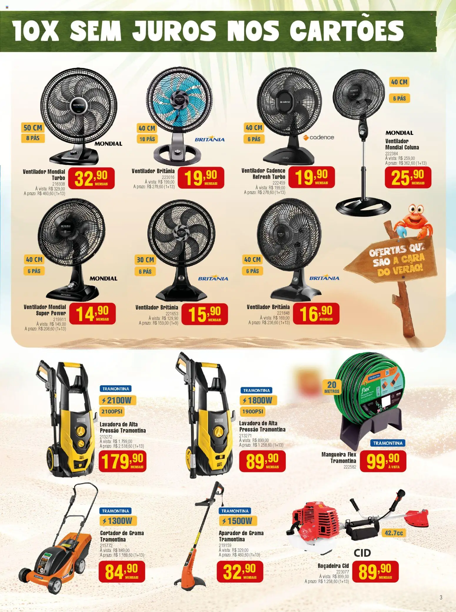 Berlanda Folheto - válido de 26.01.2026 | Página: 3 | Produtos: Cará, Aparador, Pá, Cortador de grama