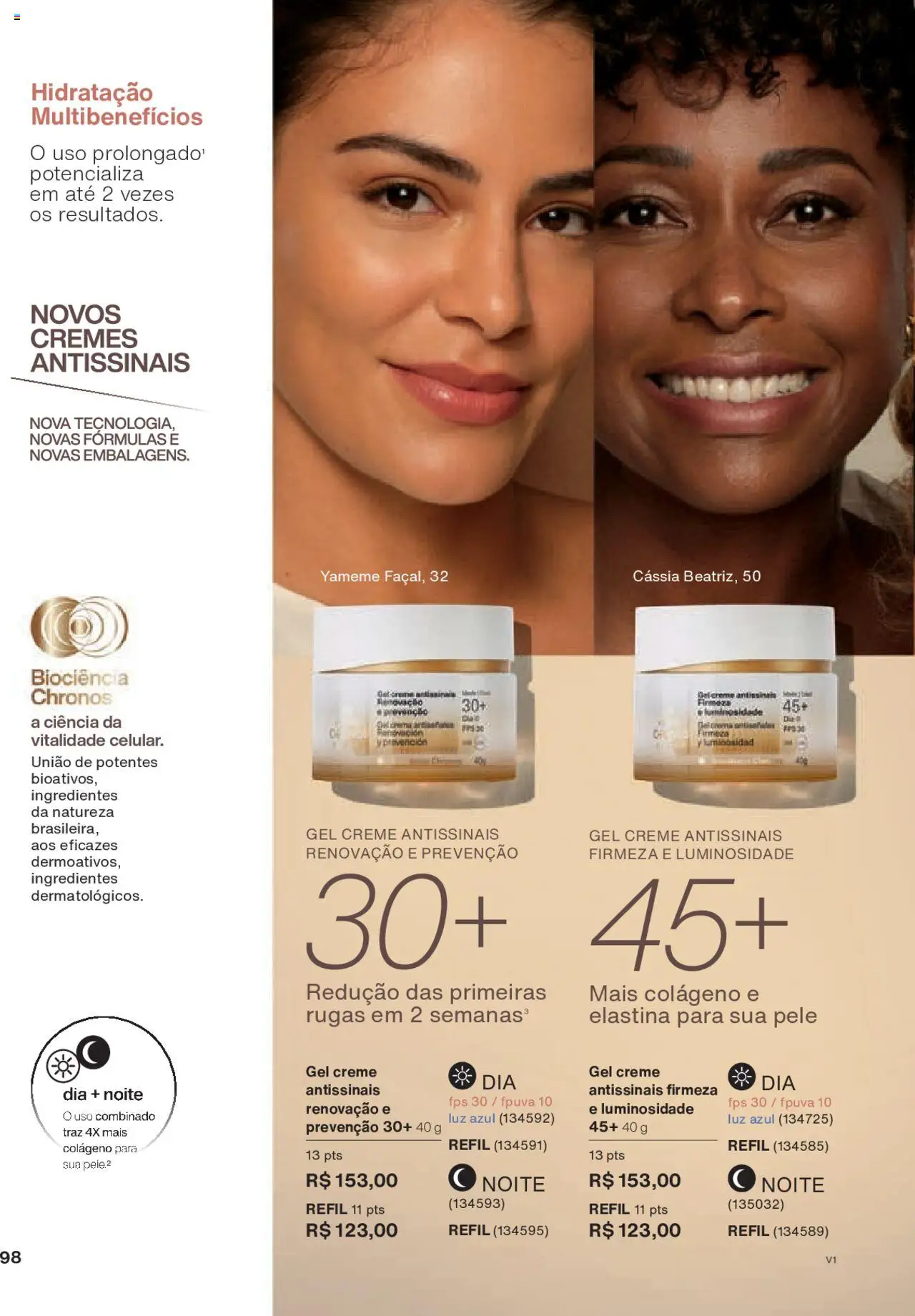 Natura Folheto - válido de 18.08.2025 | Página: 98 | Produtos: Colágeno, Creme