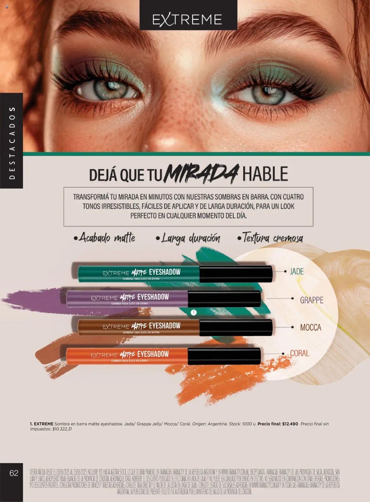 Farmacity catálogo │ válido desde el 03.06.2025 | Página: 62 | Productos: Sombra