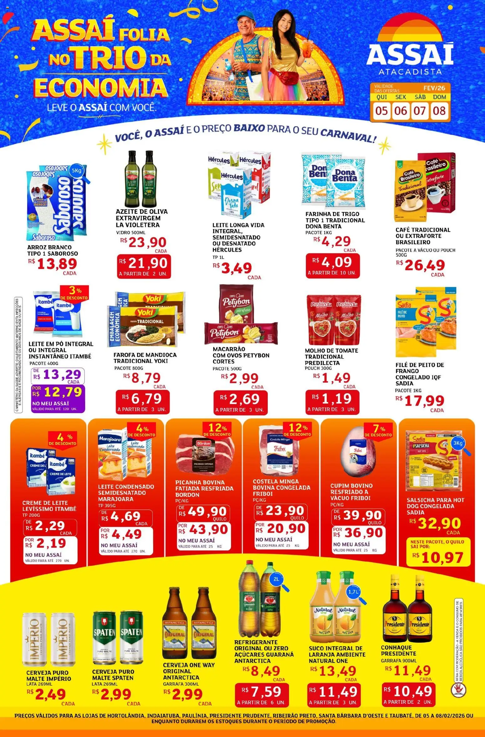 Assaí Atacadista Folheto - válido de 05.02.2026 | Página: 1
