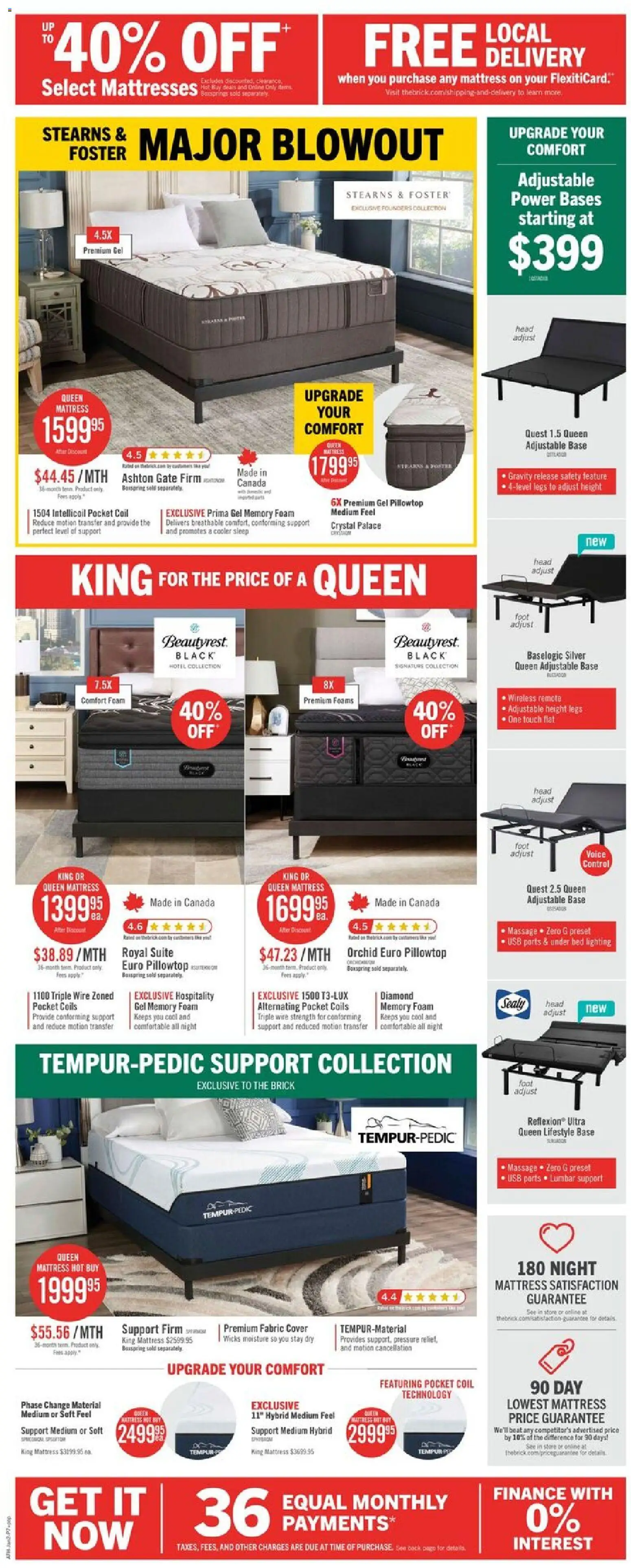 The Brick flyer valid from 30.12.2025 | Page: 15 | Products: Bed, Mattress