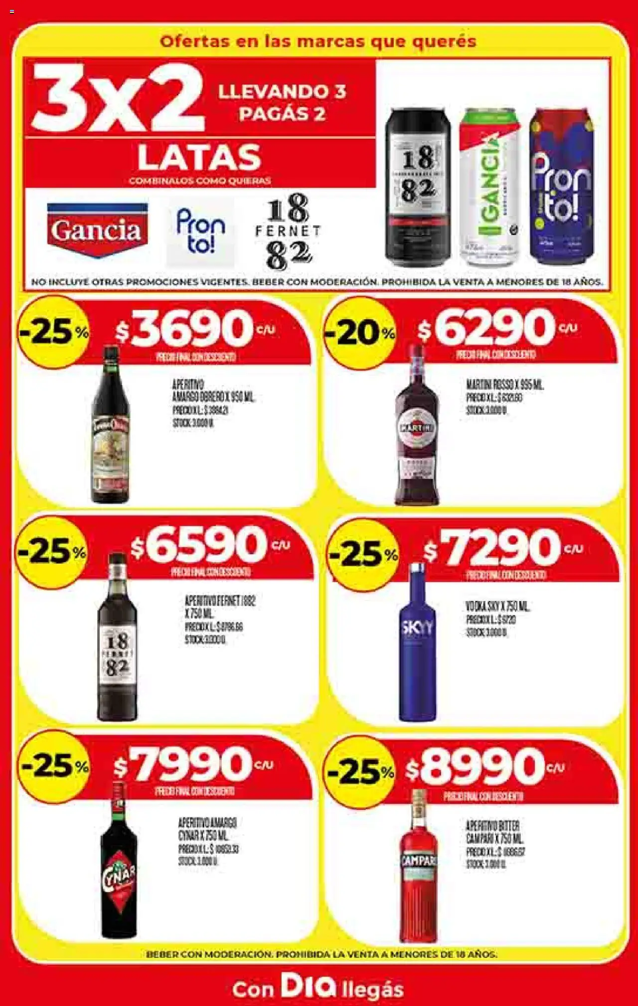 Dia - Ofertas - Salta y Jujuy │ válido desde el 10.09.2025 | Página: 25 | Productos: Vodka, Fernet