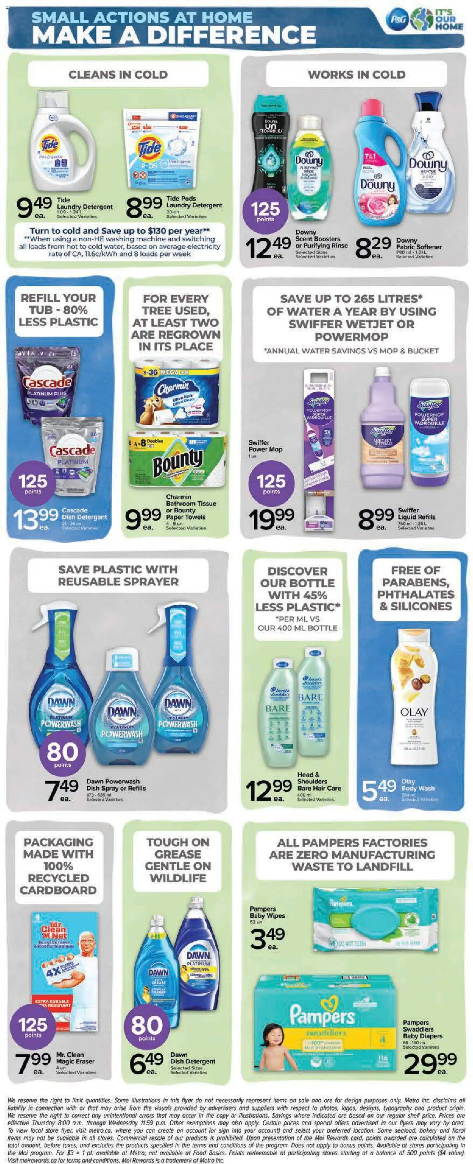 Metro flyer valid from 16.04.2026 | Page: 3 | Products: Washing machine, Bakery, Body wash, Detergent