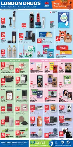 Preview of London Drugs weekly flyer / circulaire from shop London Drugs valid from 09.10.2025